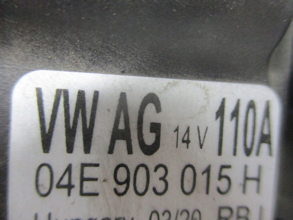 фото №5, Генератор vw t-roc 2ga 04e903015h