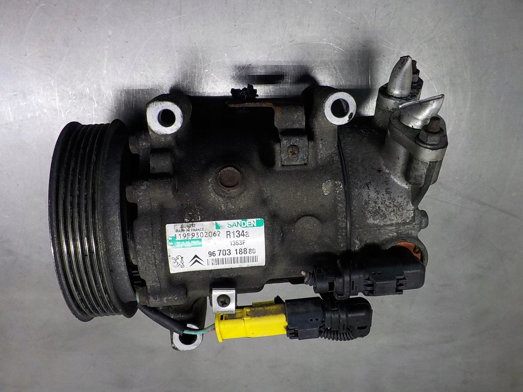 фото №1, Citroen c3 ii компрессор кондиционера 9670318880 sd6c12