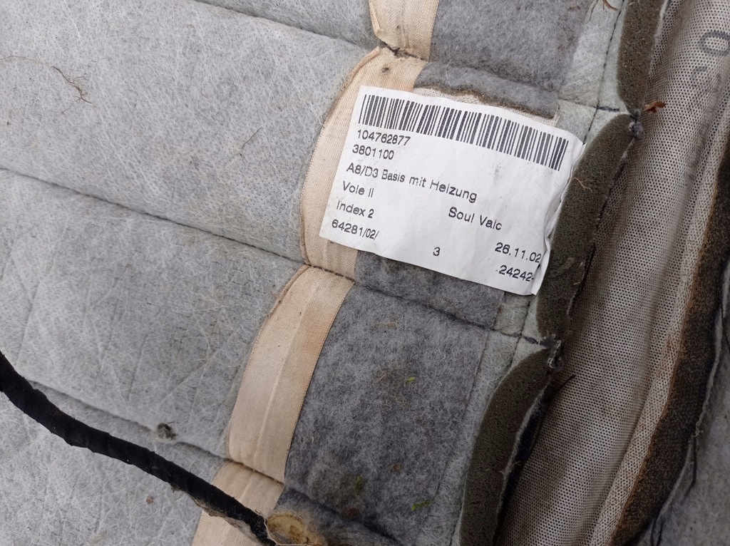 фото №9, Сидіння обшивка сидіння сидіння audi a8 d3