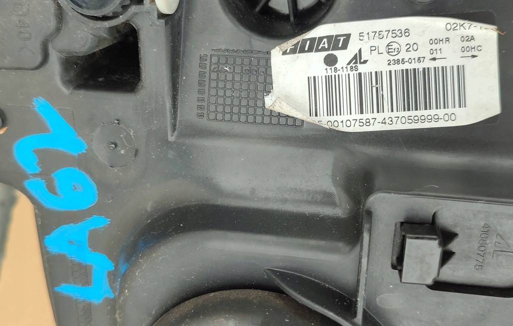 фото №13, Лампа перед правий передня fiat croma lift fiat bravo ii 2007-2010 org