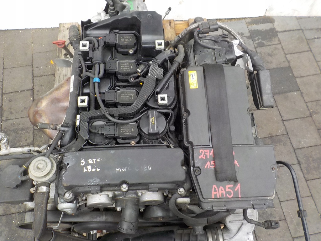 фото №14, Mercedes w204 07r 1.8 компресор 156km двигун 271952 kompletny