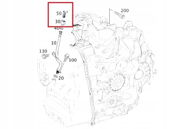 фото №4, Захист заглушка заливної щупа щуп оливи автоматична коробка передач mercedes 722.6