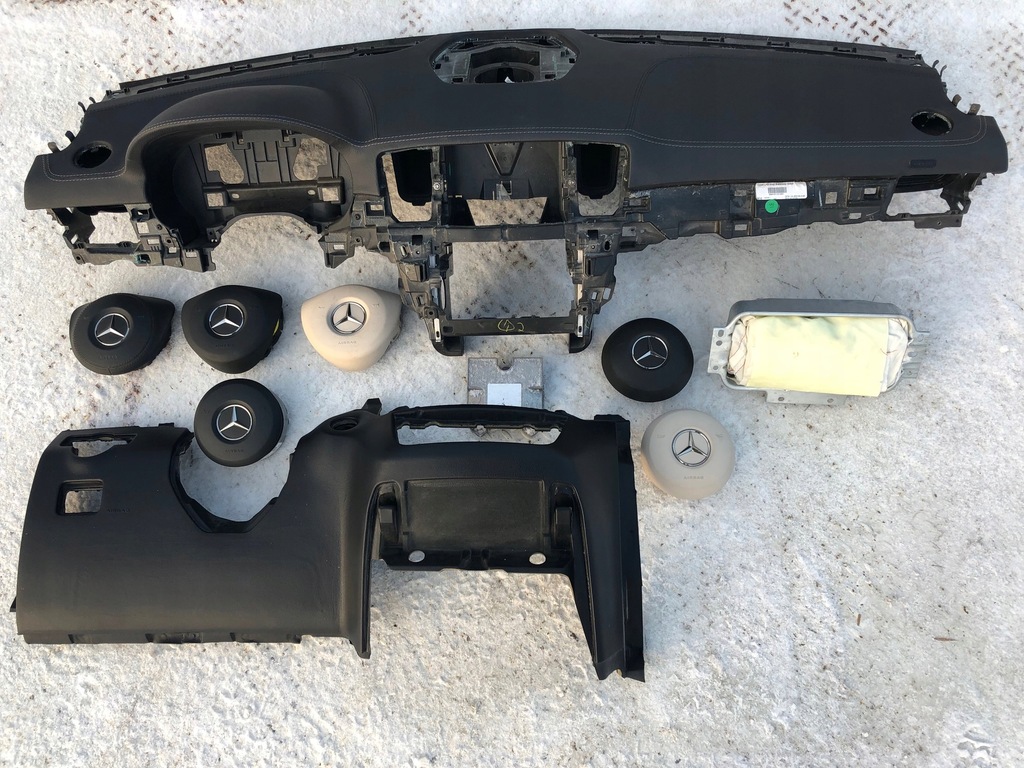 фото №5, Mercedes x166 gls приборная панель приборная панель консоль подушки безопасности