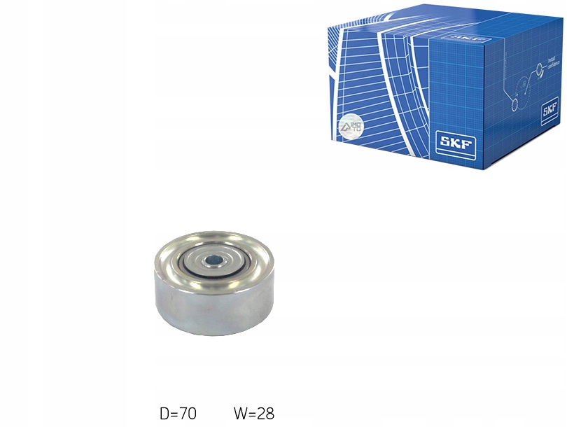 фото №1, Skf vkm 65107 ролик напрямна / напрямна, ремінь клиновий зубчастий