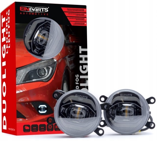 фото №5, Einparts 2w1 свет дневные led drl + противотуманные фары renault megane 2 3