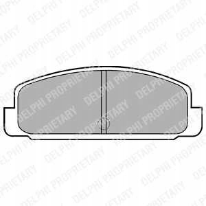 фото №2, Тормозные диски тормозные колодки задняя delphi mazda premacy 2.0
