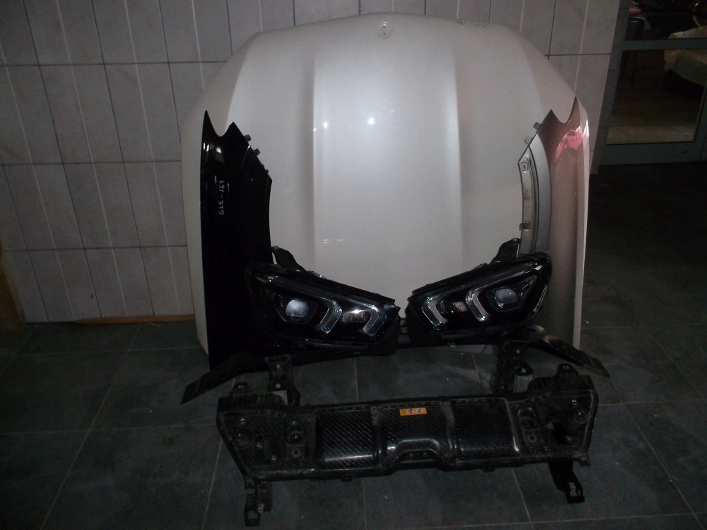 фото №1, Mercedes gle 167 w167 капот повний перед pas лампи