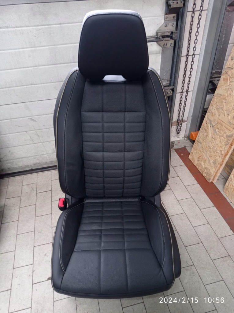Сидіння заднє сидіння обшивки комплект renault austral шкіра стан b.dobry jak нове в Україні