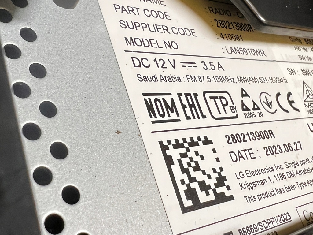 фото №12, Радио навигация navi дисплей dacia sandero iii stepway 2024r lift