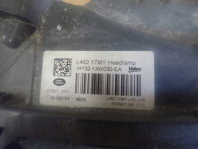 фото №8, Лампа левая левый full led land rover discovery 5 v