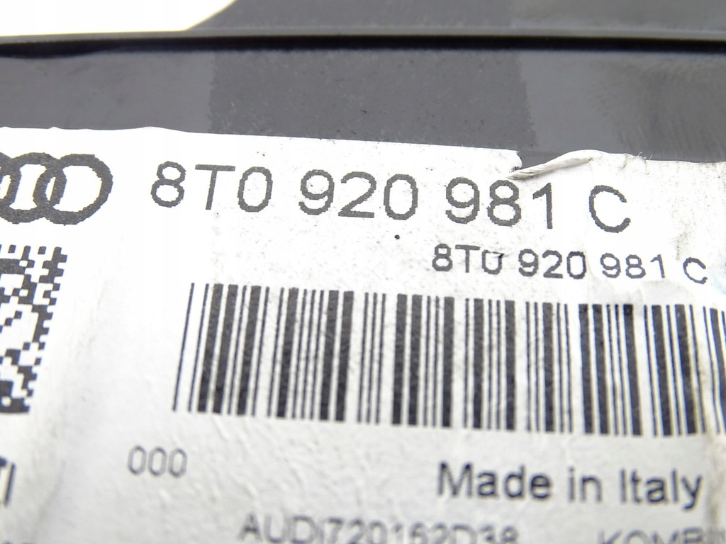 фото №6, Счетчик приборная панель приборы audi s5 8t 8t0920981c