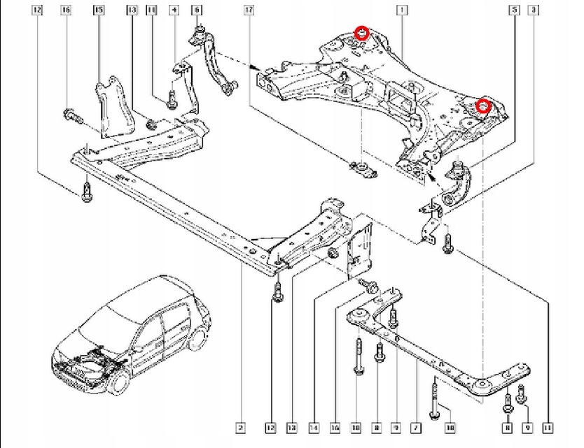 фото №3, Втулки сайлентблоки підрамник nissan renault оригінал