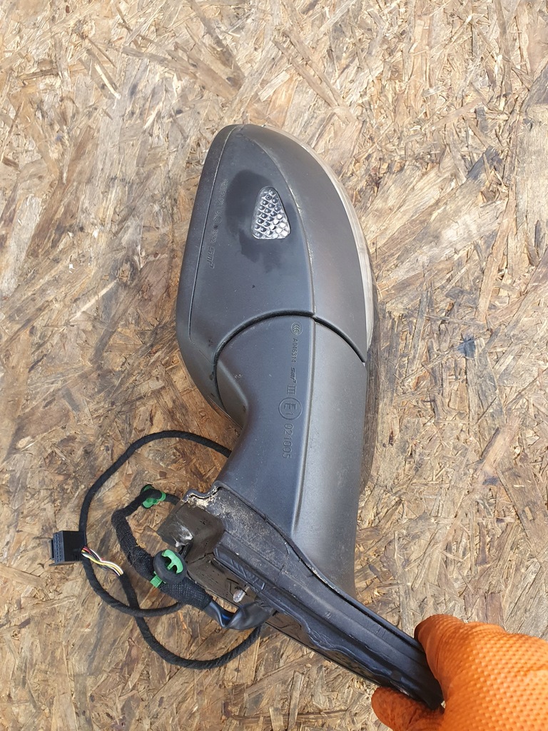 фото №7, Зеркало правое vw passat b7 6 pin europa lc9x