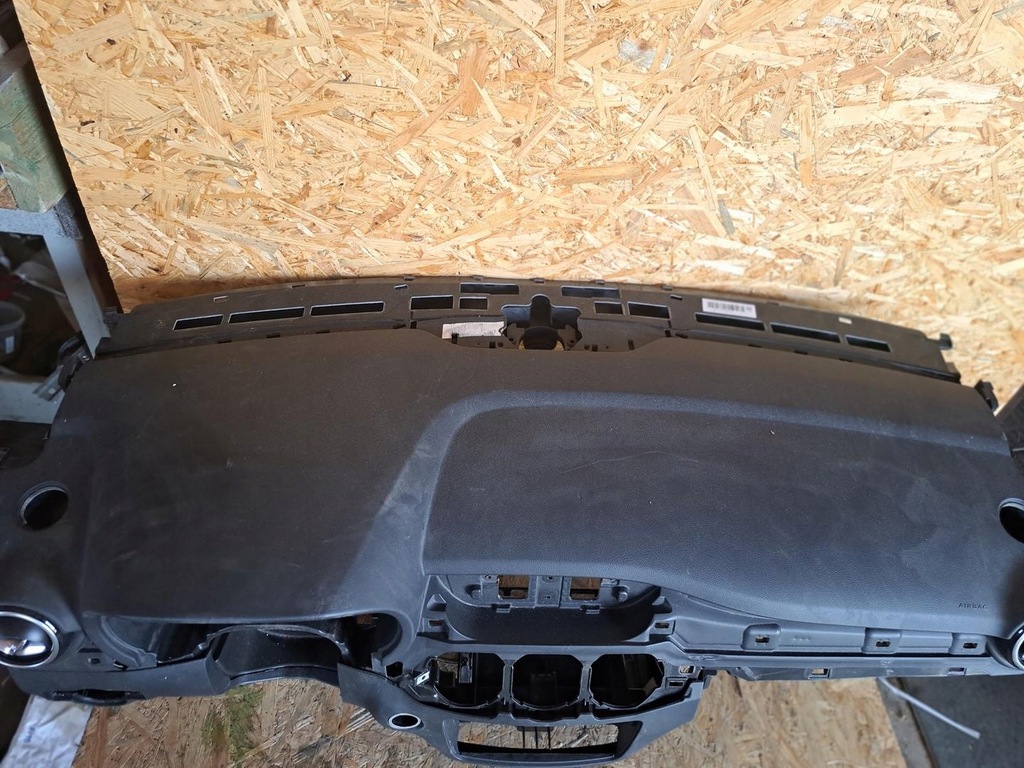 фото №5, Mercedes w246 b-klasa консоль панель приладів подушка безпеки czarna