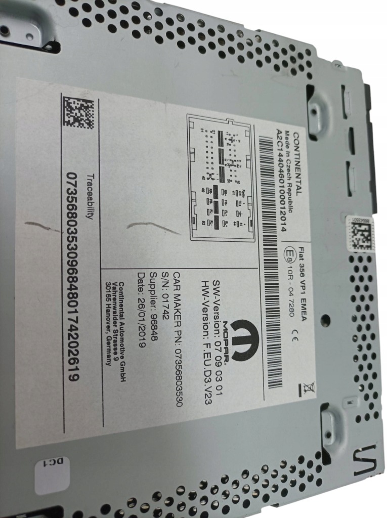 фото №3, Радіо заводський fiat tipo ii 2016-