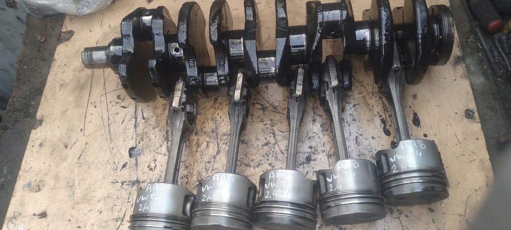 фото №1, Vw t4 transporter 2,4 дизель aab wal коленчатый