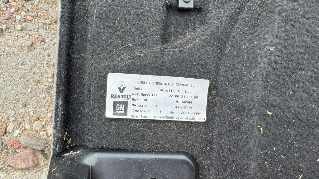 фото №9, Renault trafic ii opel vivaro a кронштейн полка багажник левая 8200036069