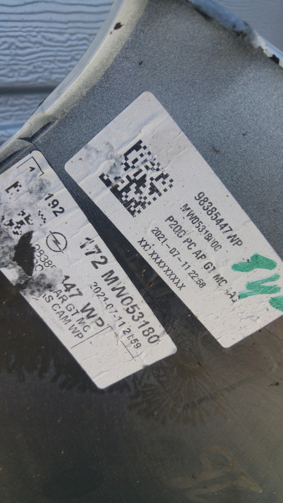 фото №10, Opel mokka b ii 21- бампер задняя задний