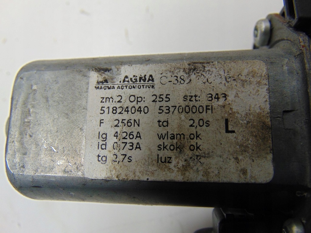 фото №10, Механізм скло лівий перед fiat 500 2007- 51824040 europa