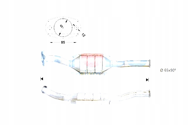 фото №2, Каталізатор peugeot oyodo