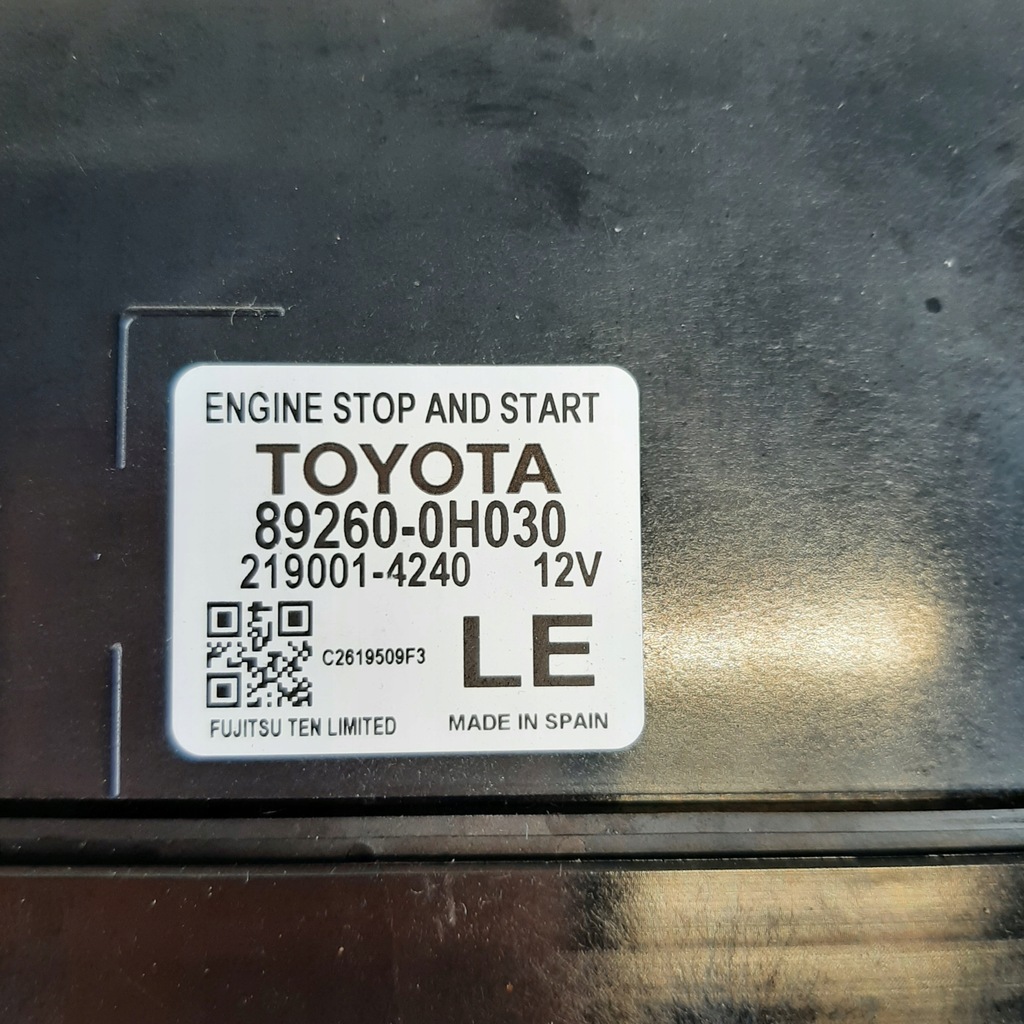 фото №5, Модуль старт-стоп toyota aygo ii citroen c1 ii 108 89260-0h030 19r