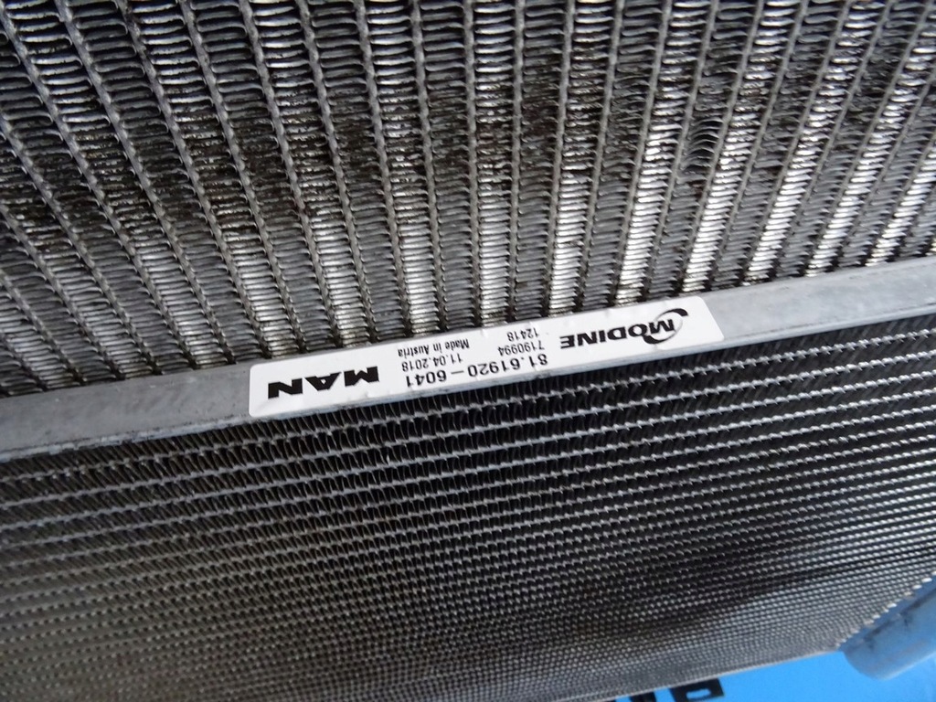 фото №4, Комплект радиатор радиатор man tgs euro 6 2018r lift