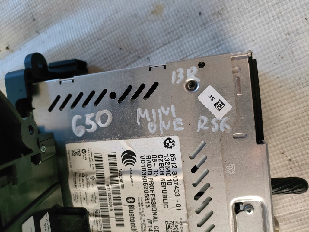 фото №7, Mini one r56 радіо зчитувач навігація 3457433