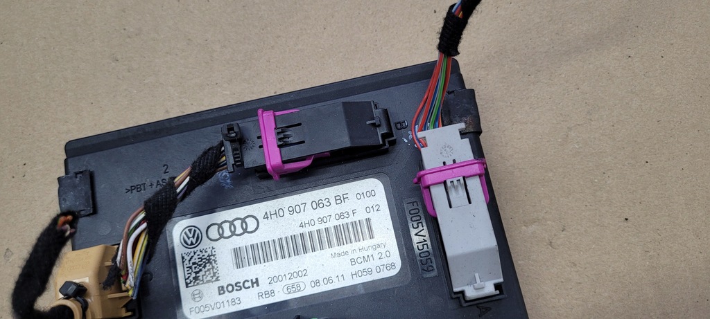 фото №5, A6 c7 4g модуль комфорта блок управления 4h0907063bf a7 4g