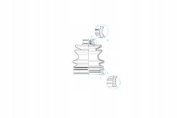 фото №2, Spidan защита шарнир внутреннего mercedes 123 c123 123 t-model