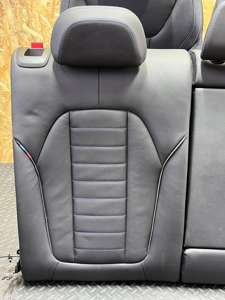 фото №11, Сидіння заднє сидіння обшивки bmw x4 g02 m40i czarna шкіра підігрів електричний europa