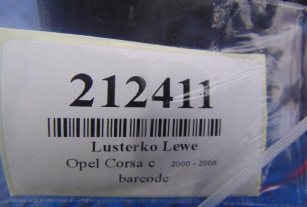 фото №6, Opel corsa c lift дзеркало ліва код лакофарбового покриття z20n