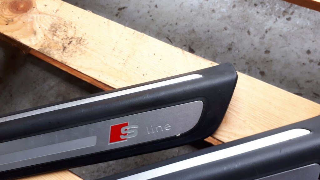 фото №13, Q5 8r молдинг накладка порог перед задняя sline 4x