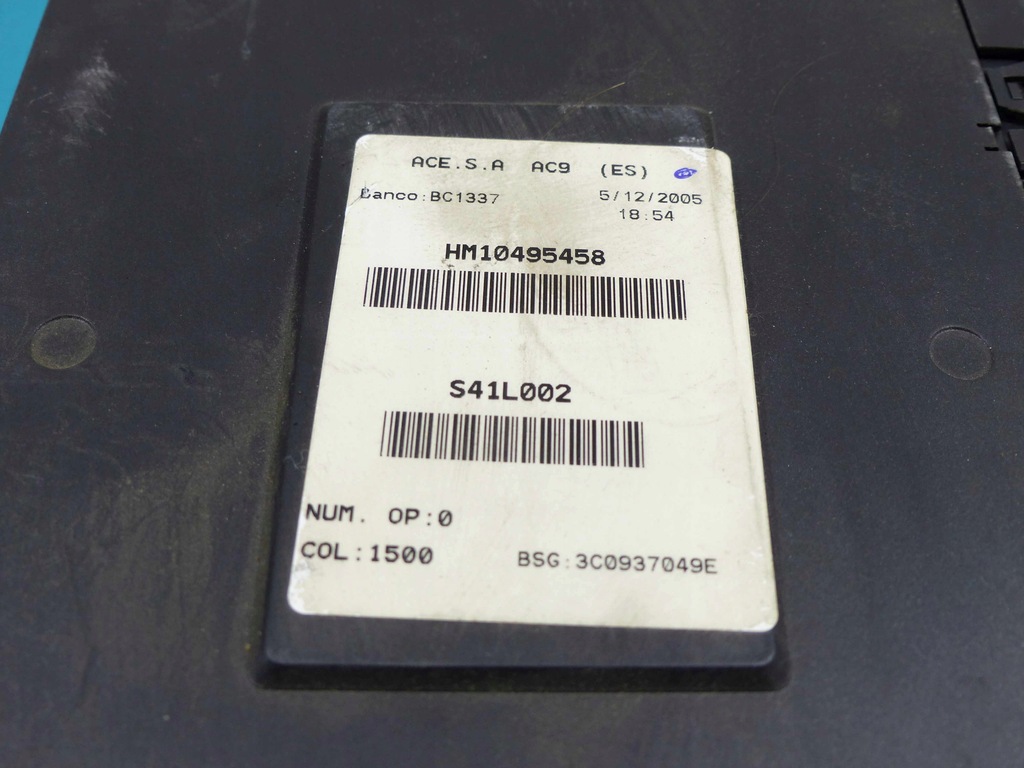 фото №10, Бортовий комп'ютер набір seat leon ii 1p0907115d 2.0 tfsi