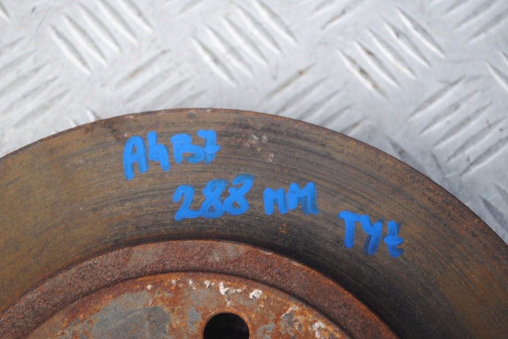 фото №8, Гальмівні диски гальмівні гальмівні колодки задня 288mm audi a4 b7 2.5