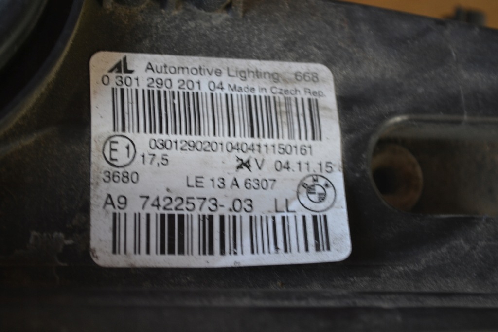 фото №10, Лампа левый перед левая передняя bmw 2 f45 europa