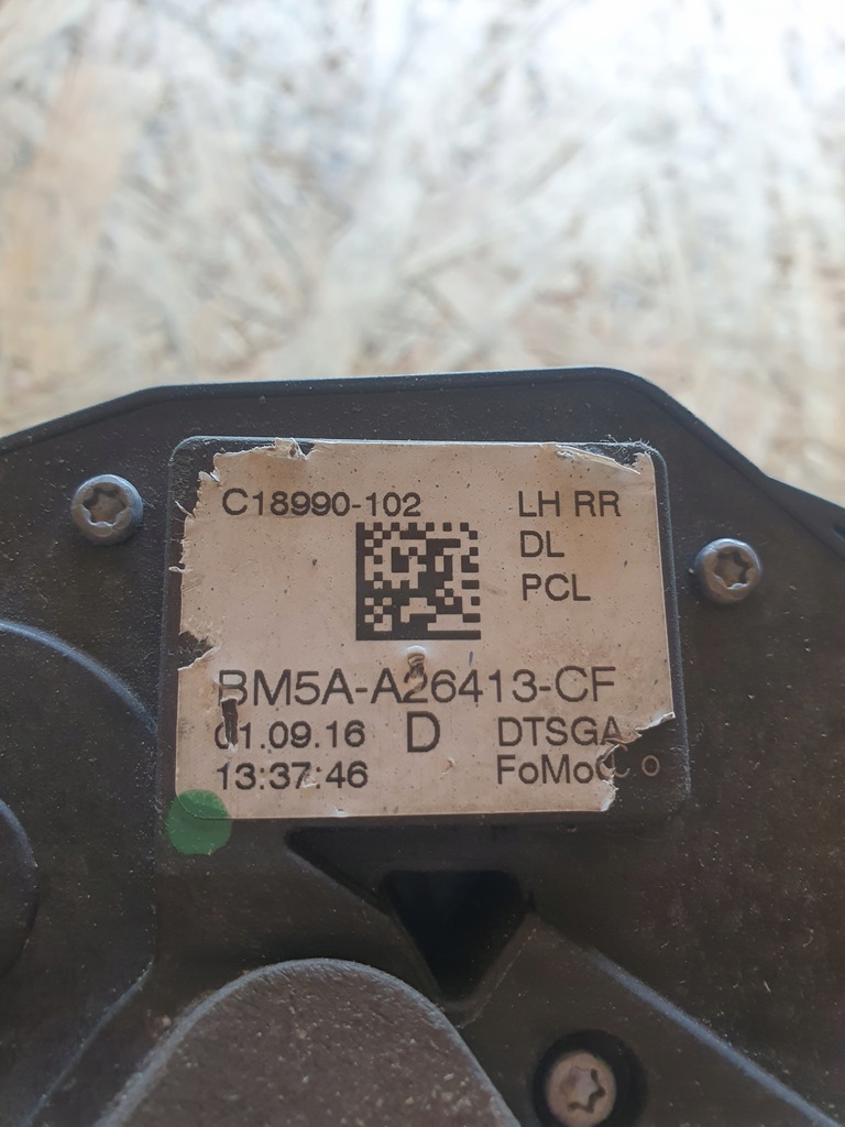 фото №5, Ford fusion mk5 оригінальний замок двері лівий задня