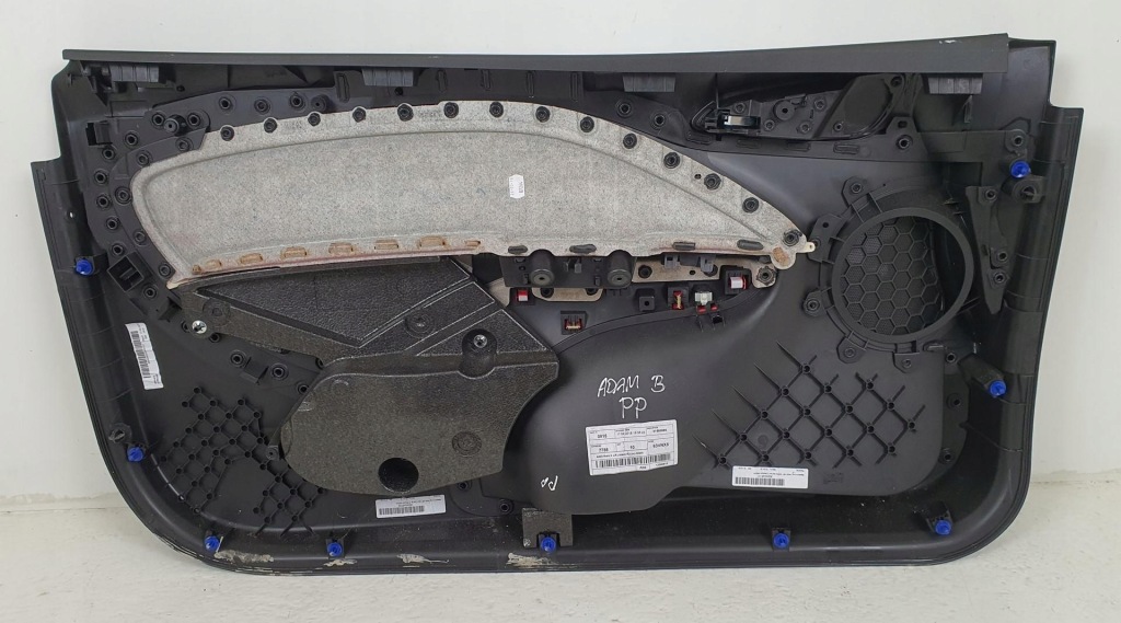 Оббивка обшивка двері правий перед opel adam euro Зі Шроту