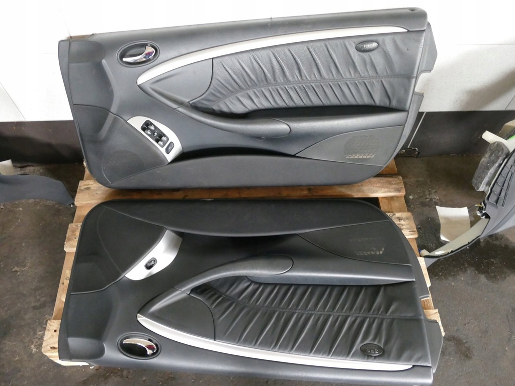 фото №15, Mercedes w209 c209 lift amg сидіння заднє сидіння обшивка оббивка комплект шкіра