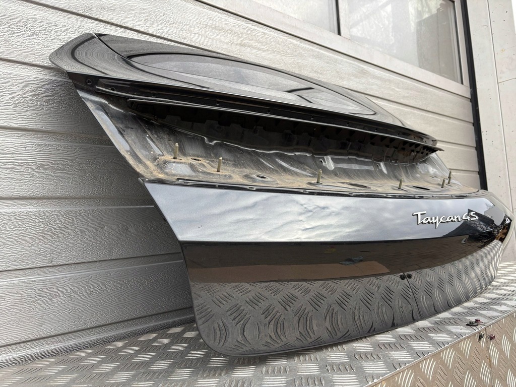 фото №6, Porsche taycan 4s крышка багажника багажника задняя vulkangrau