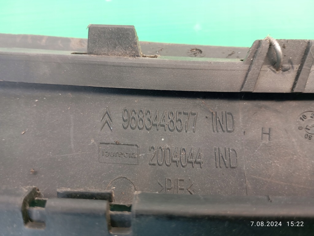 Спойлер молдинг pod бампер перед citroen c4 aircross 9683448577 Оригинал