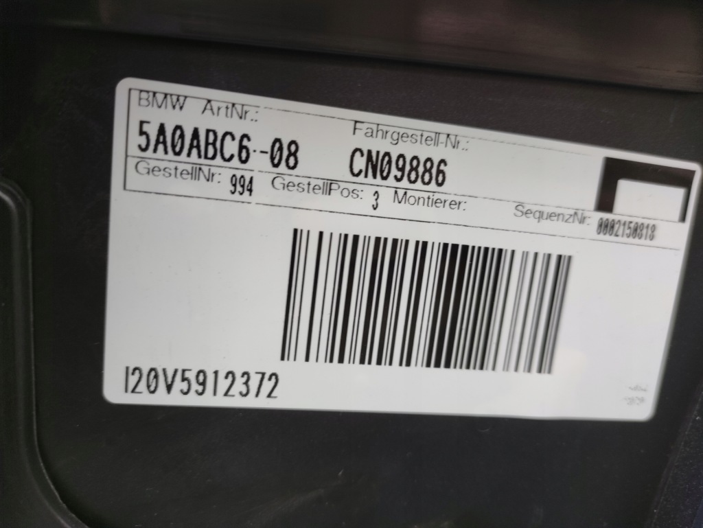 фото №10, Бампер передній bmw ix i20 pdc асистент електропроводка