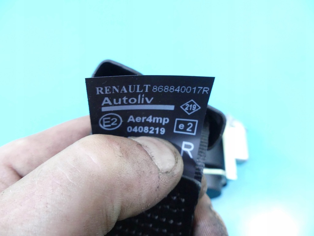 фото №7, Pas безпеки правий перед renault fluence