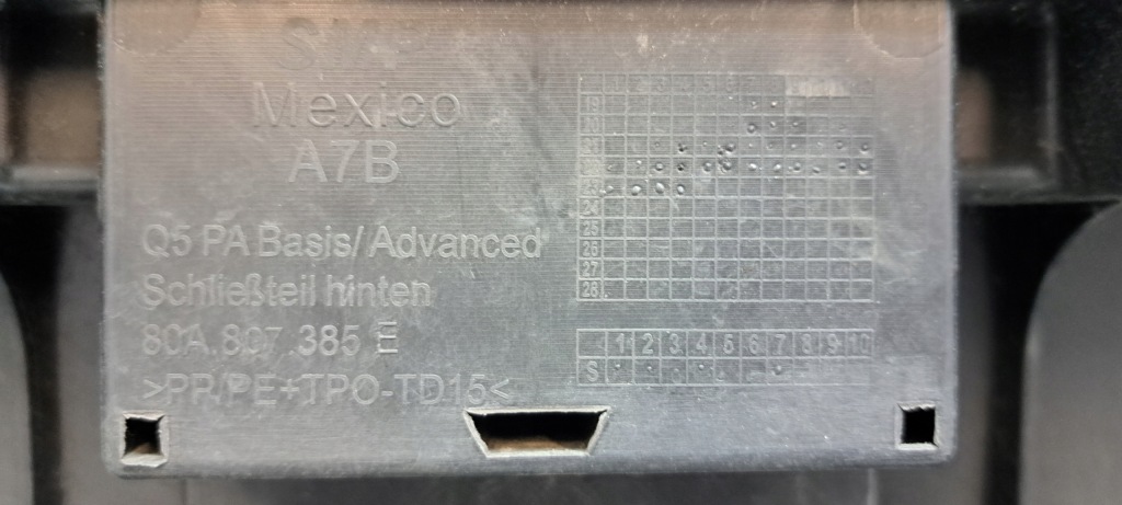 фото №14, Audi q5 ii 80a s-line sq5 lift 20- бампер задняя задний 80a807301