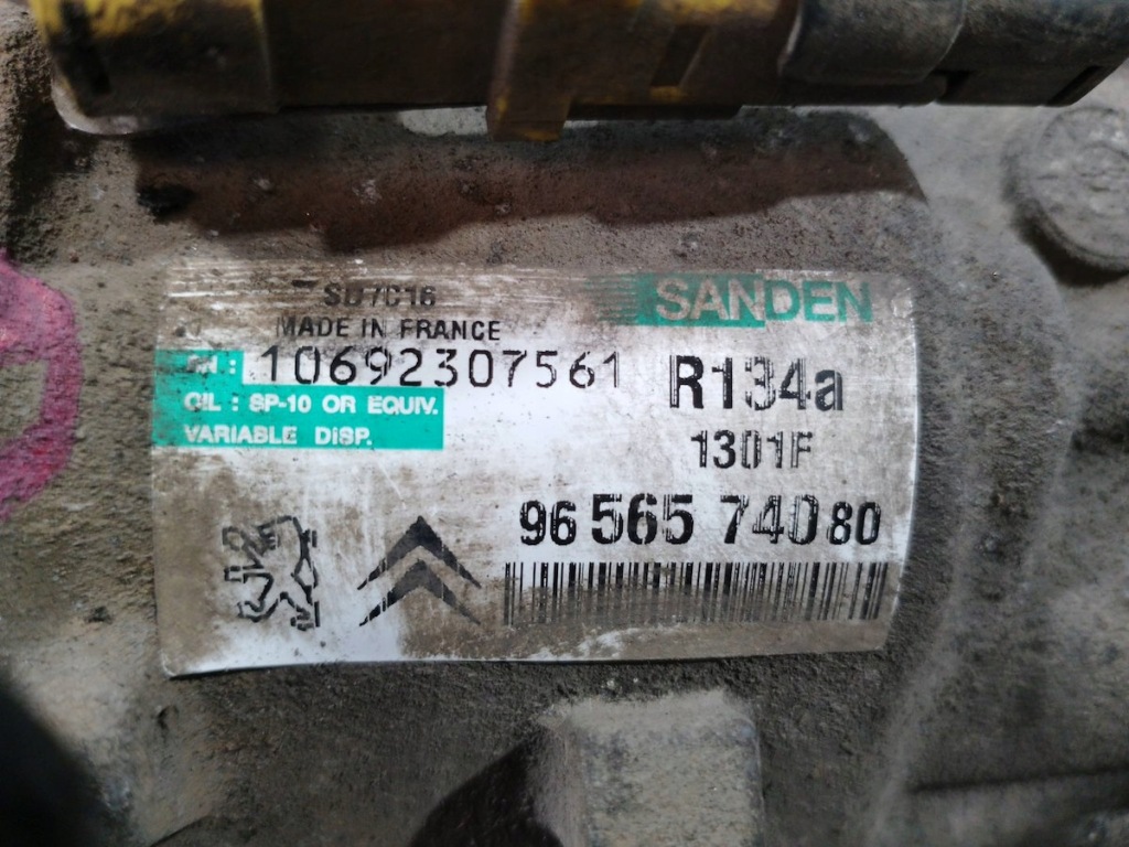 фото №6, Насос, компрессор кондиционера peugeot 407 sw 9656574080 2.0 hdi