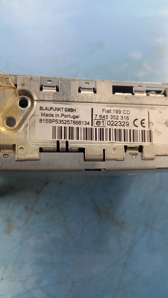 фото №4, Радіо fiat punto 1.4b 05r