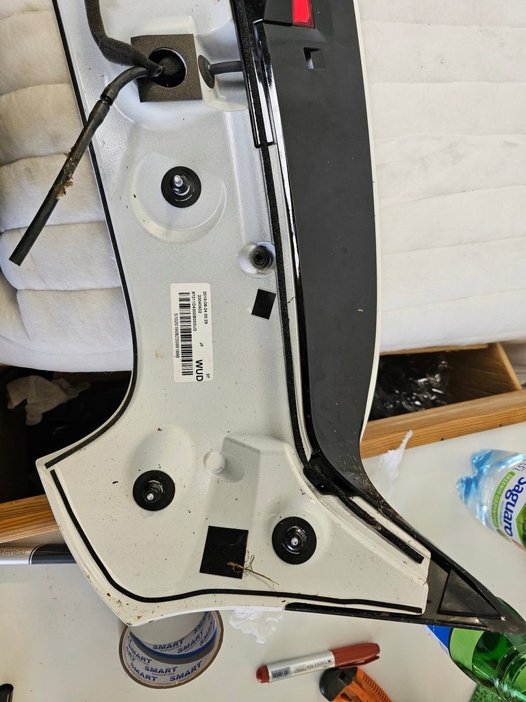 фото №12, Спойлер накладка спойлер крышки задняя kia optima iv kombi