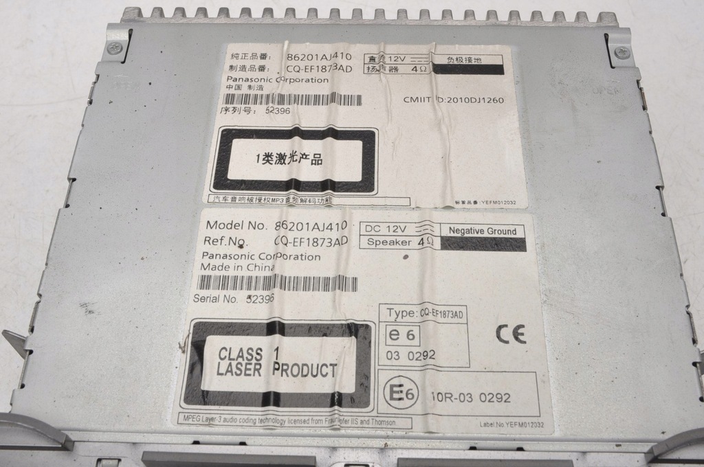 фото №4, Subaru outback iv радио 6cd 86201aj410