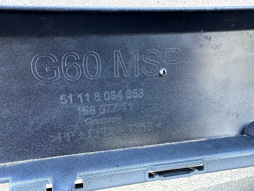 фото №7, Бампер перед передний bmw 5 g60 g61 msp m sport m-pakiet 2023- 8084653 полный