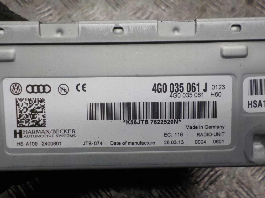 Audi a5 8t тюнер радио радио 4g0035061j Цена