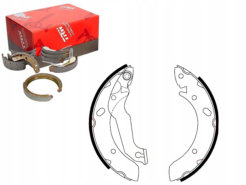 фото №1, Trw gs8678 набор колодка тормозных